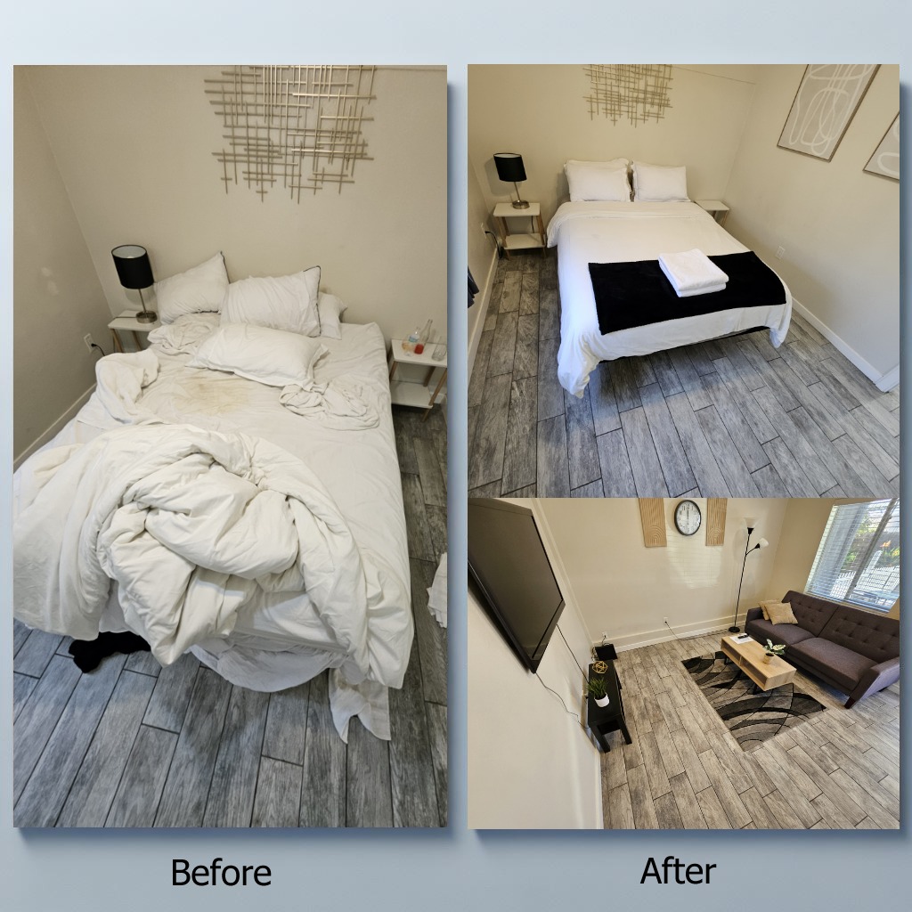 San Diego Cleaner before and after